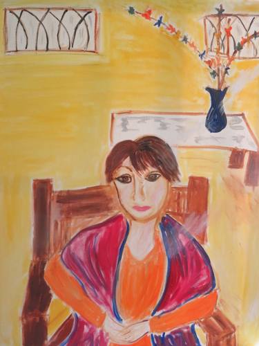 Original Impressionism Portrait Paintings by Pam Malone