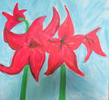 Print of Expressionism Botanic Paintings by Pam Malone