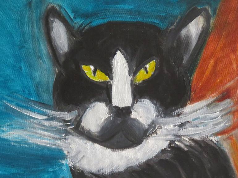 Original Expressionism Animal Painting by Pam Malone