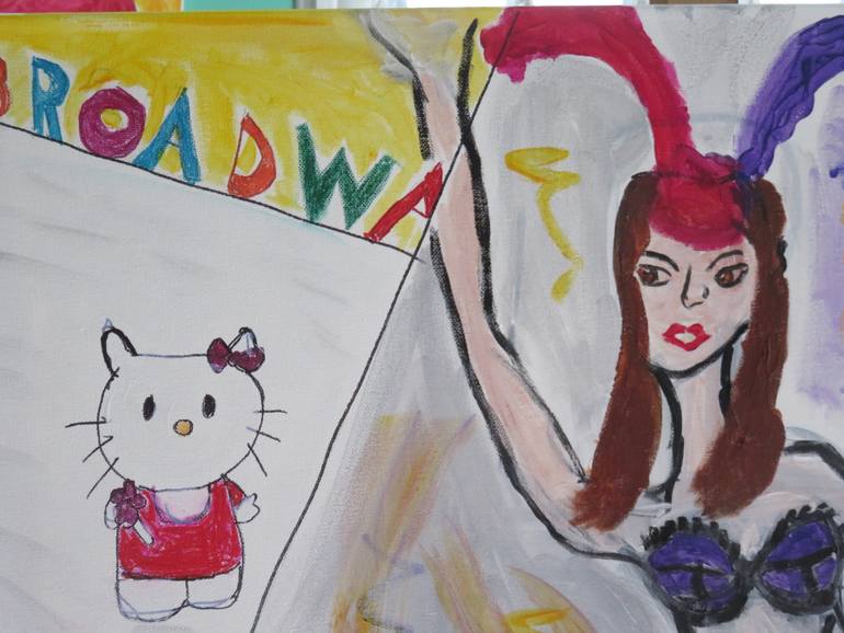 Original Expressionism Pop Culture/Celebrity Painting by Pam Malone