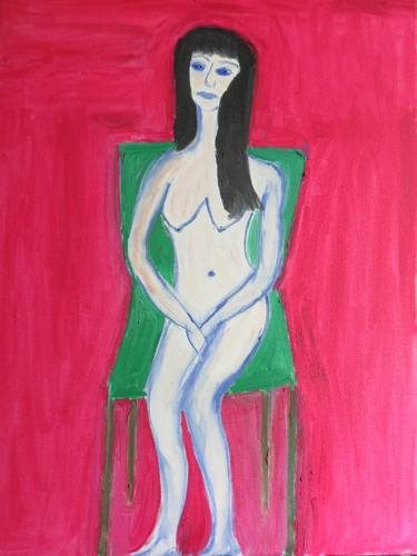 Original Expressionism Nude Paintings by Pam Malone
