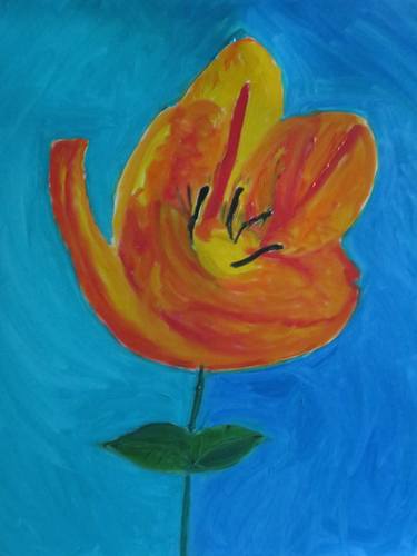 Original Floral Paintings by Pam Malone
