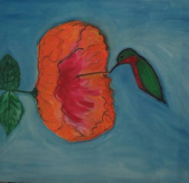 Original Expressionism Floral Paintings by Pam Malone