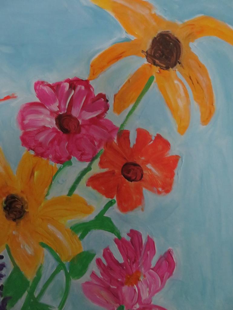 Original Floral Painting by Pam Malone