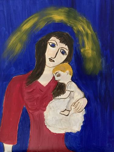 Original Expressionism Religious Paintings by Pam Malone