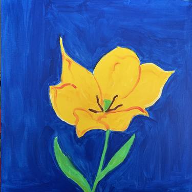 Original Expressionism Floral Paintings by Pam Malone