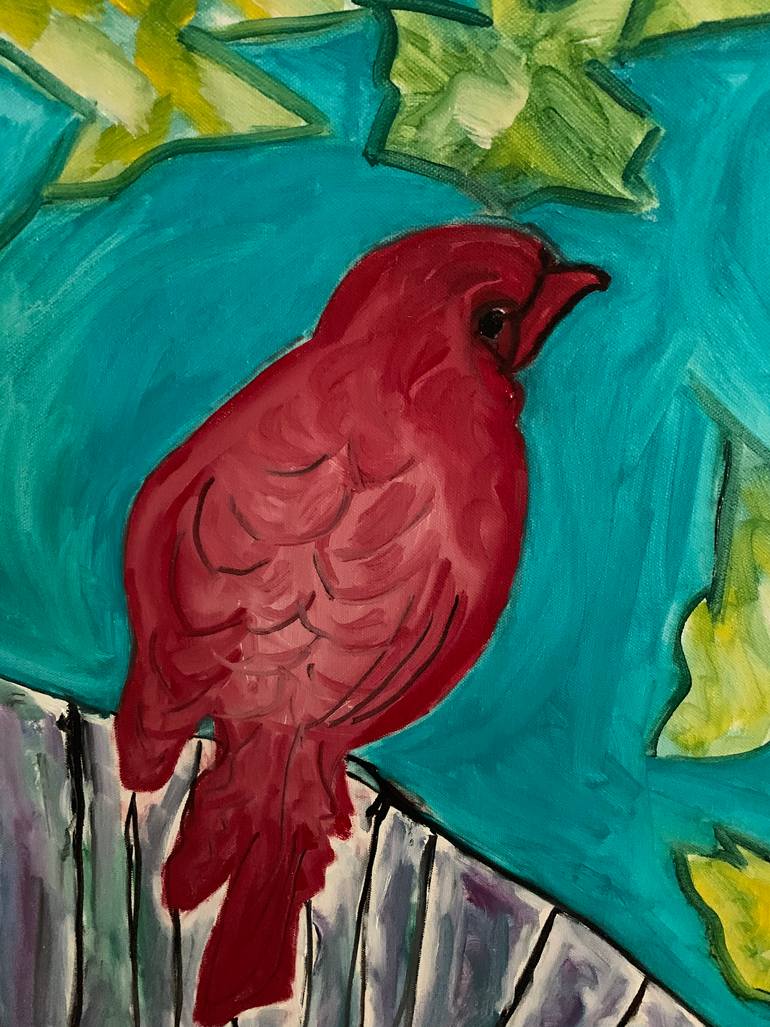 Original Expressionism Animal Painting by Pam Malone