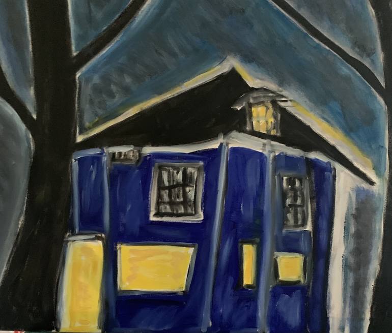 Original Expressionism Home Painting by Pam Malone