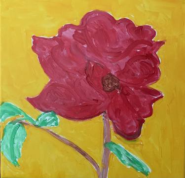 Print of Expressionism Floral Paintings by Pam Malone