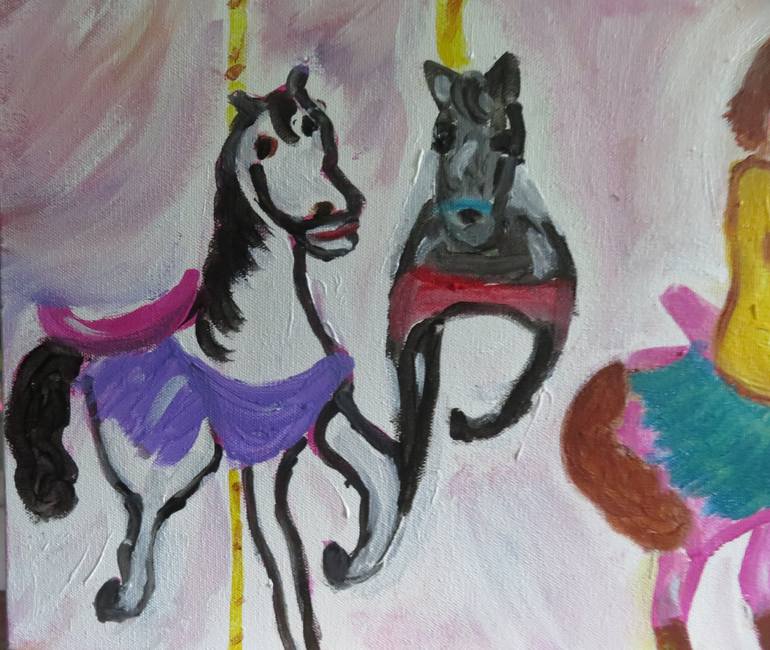 Original Horse Painting by Pam Malone