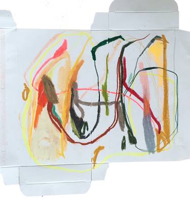Original Expressionism Abstract Drawings by Dyanna Dimick