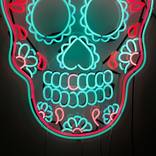 Neon Skull / Calavera by Nineteen Eighty