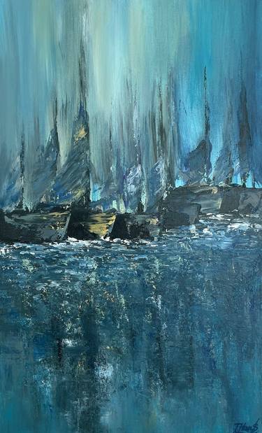 Original Abstract Seascape Paintings by Tanya Hansen