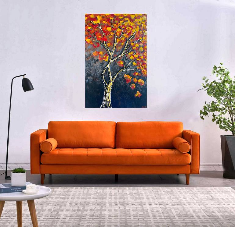 Original Abstract Expressionism Abstract Painting by Tanya Hansen