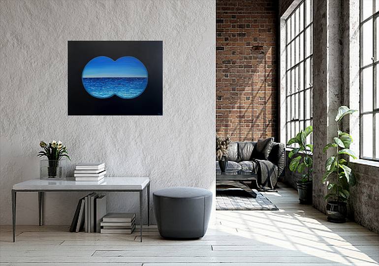 Original Abstract Seascape Painting by Tanya Hansen