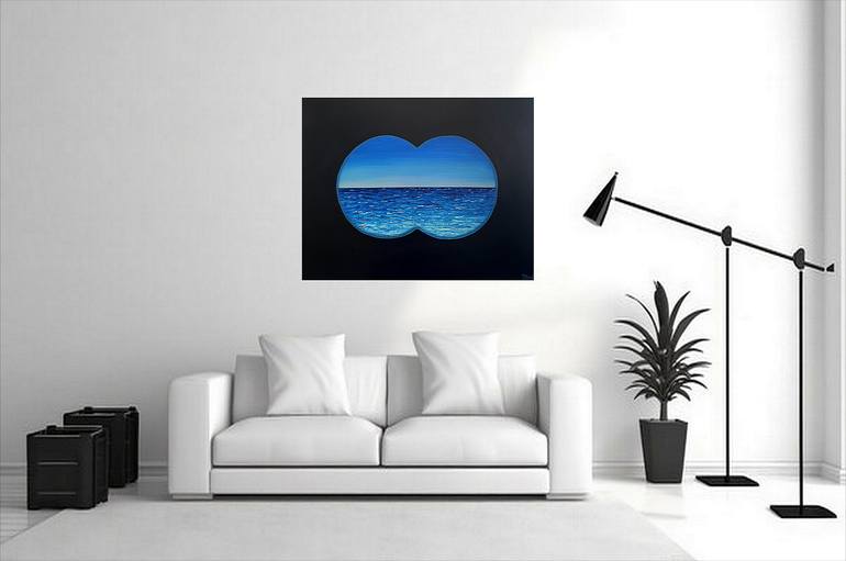 Original Abstract Seascape Painting by Tanya Hansen
