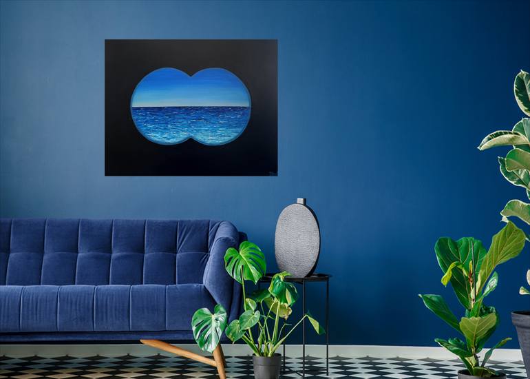 Original Abstract Seascape Painting by Tanya Hansen