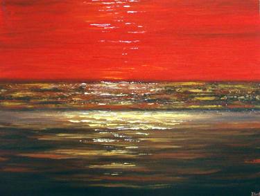 Original Expressionism Seascape Paintings by Tanya Hansen