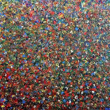 Original Abstract Expressionism Patterns Paintings by Tanya Hansen
