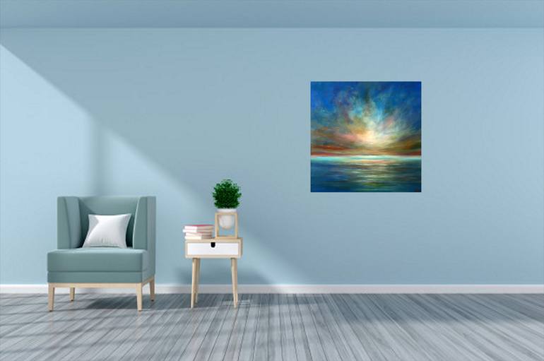 Original Abstract Expressionism Abstract Painting by Tanya Hansen