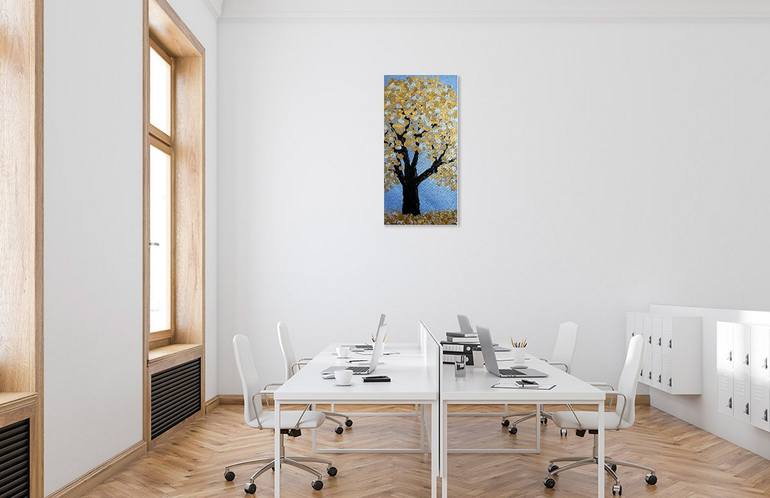 Original Abstract Expressionism Tree Painting by Tanya Hansen