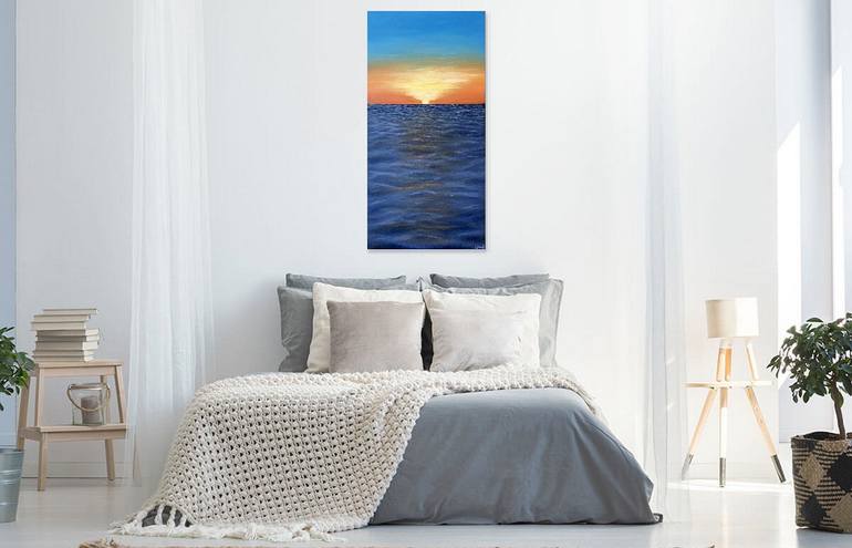 Original Abstract Seascape Painting by Tanya Hansen