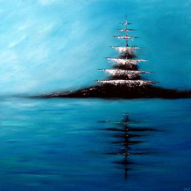 Original Abstract Seascape Paintings by Tanya Hansen