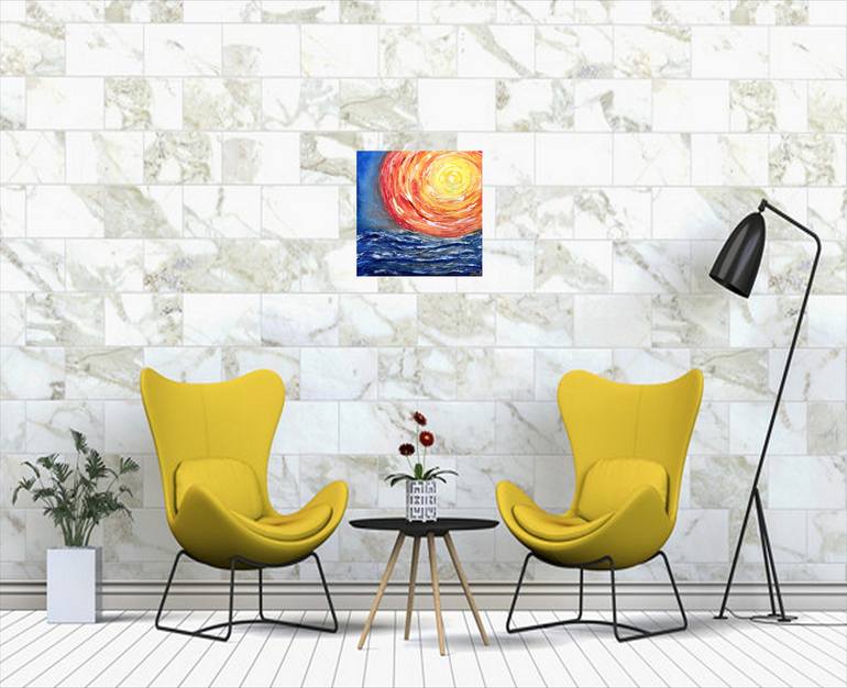 Original Abstract Expressionism Abstract Painting by Tanya Hansen