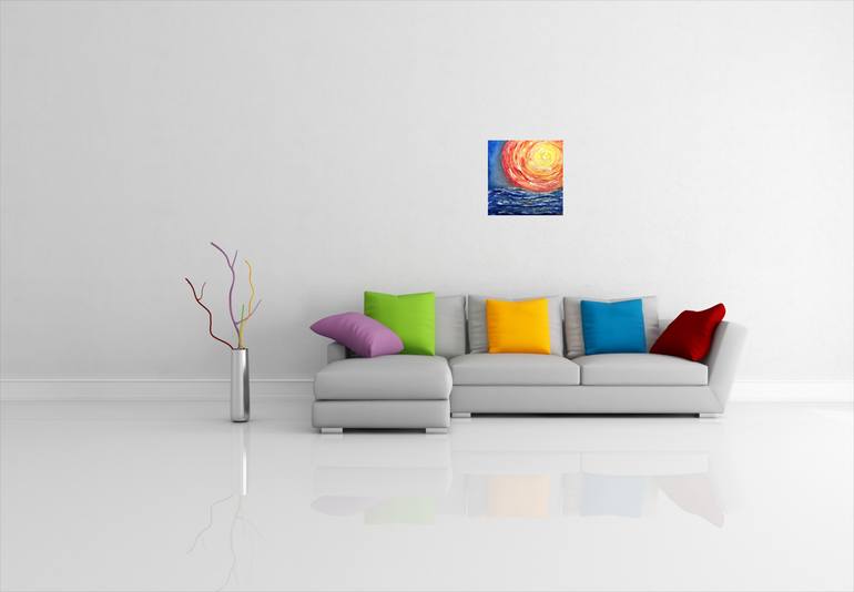 Original Abstract Expressionism Abstract Painting by Tanya Hansen
