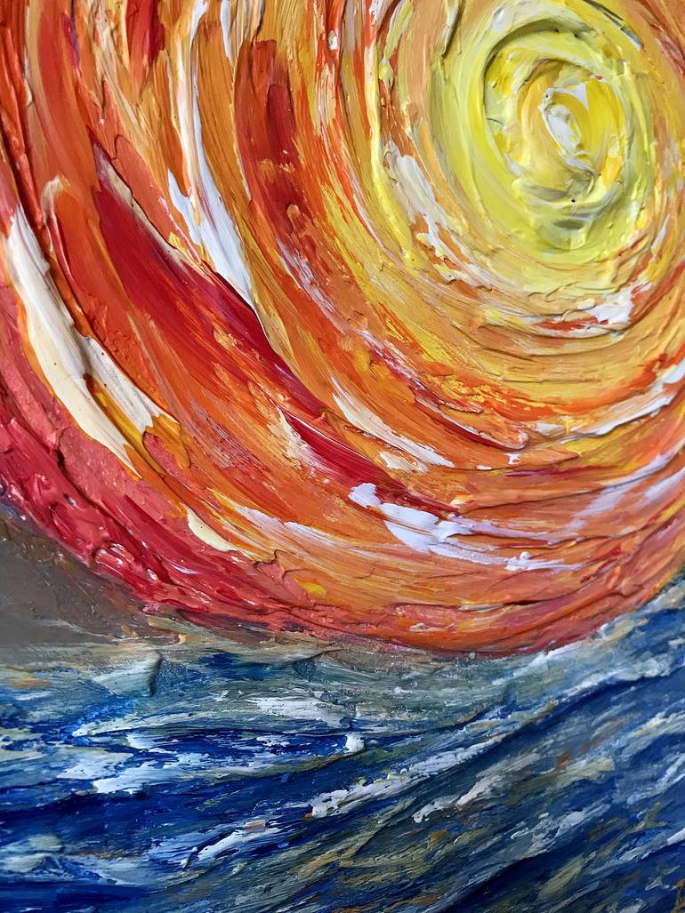 Original Abstract Expressionism Abstract Painting by Tanya Hansen