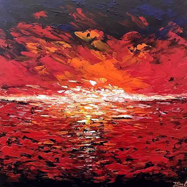 Print of Abstract Seascape Paintings by Tanya Hansen