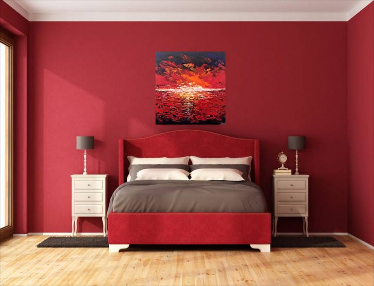 Original Abstract Seascape Painting by Tanya Hansen