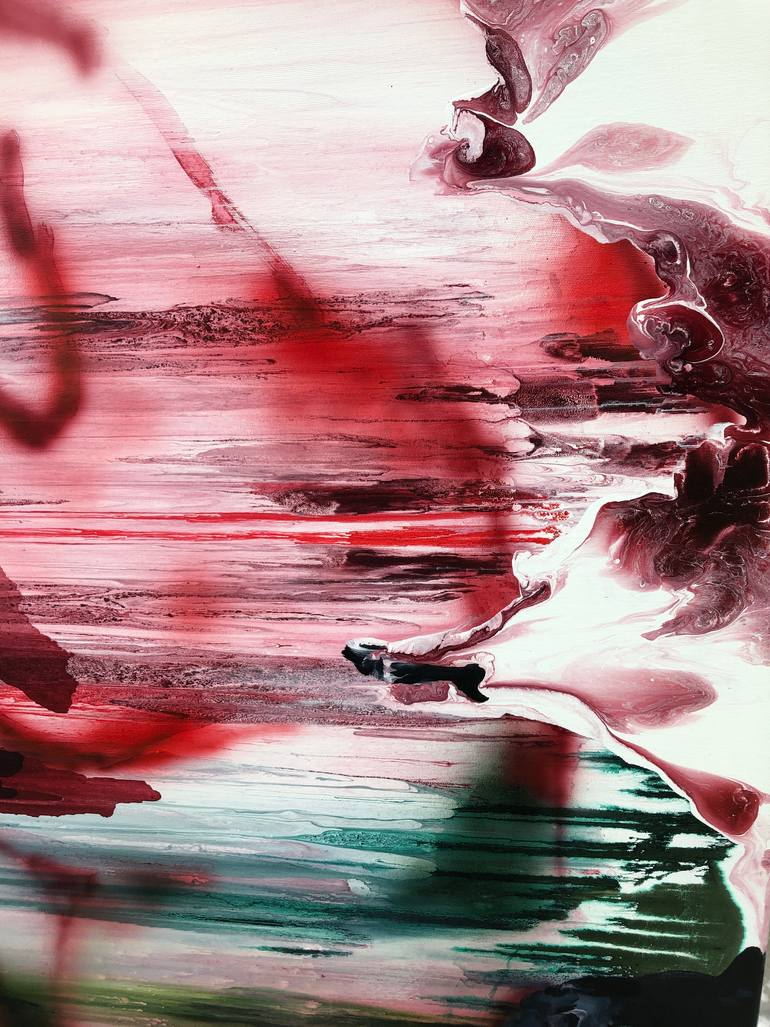 Original Abstract Expressionism Abstract Painting by Gábor SzűCs