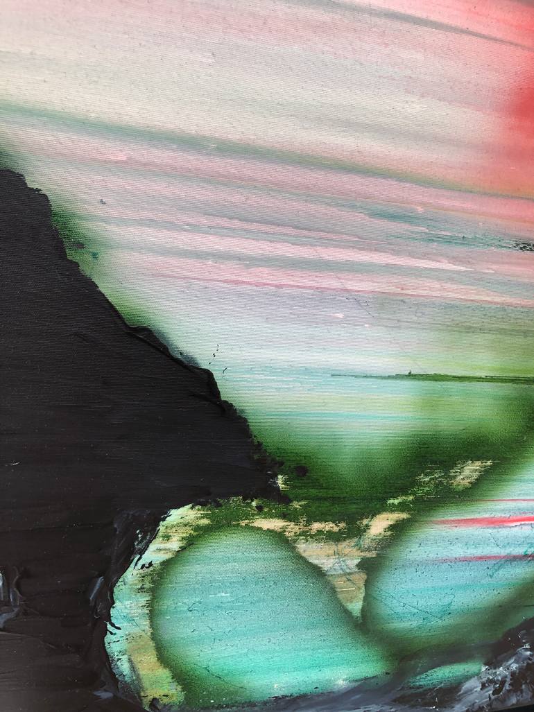 Original Abstract Expressionism Abstract Painting by Gábor SzűCs