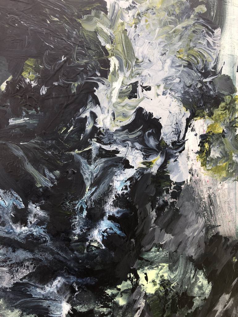 Original Abstract Painting by Gábor Szűcs