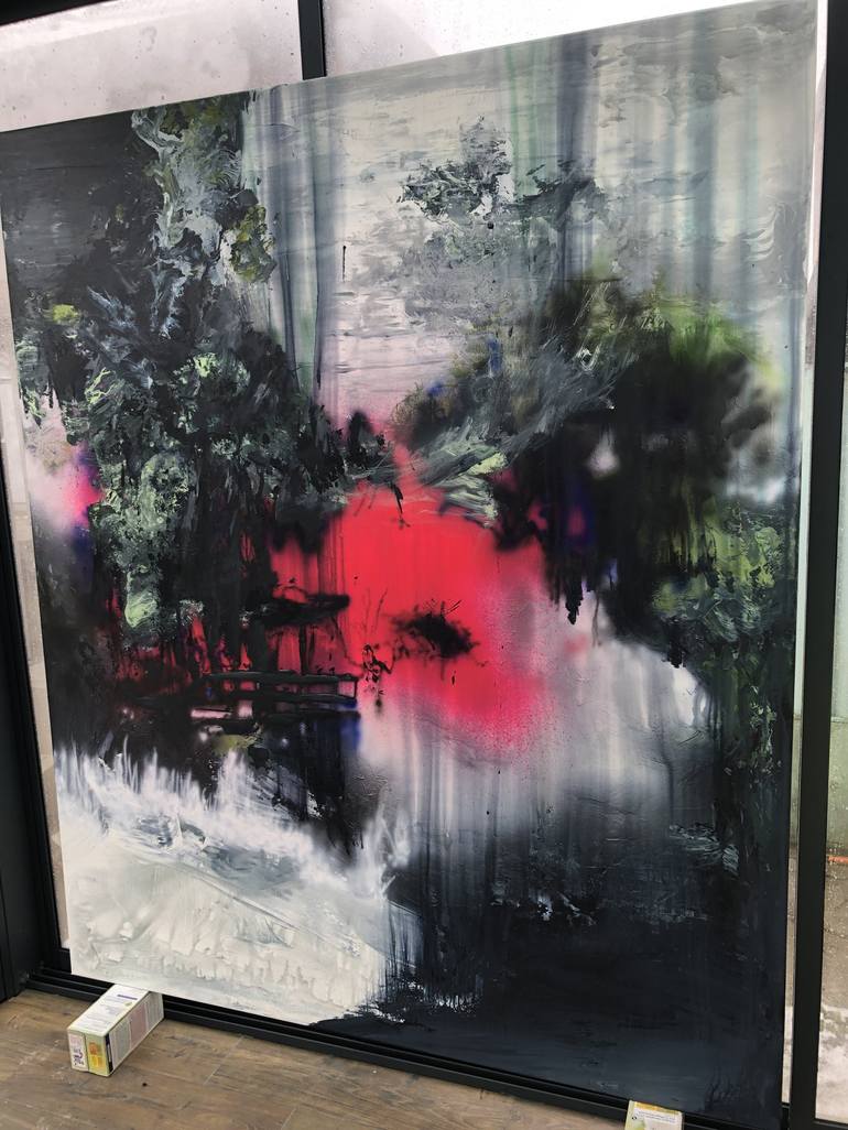 Original Abstract Painting by Gábor Szűcs