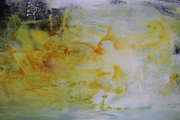Original Abstract Expressionism Abstract Painting by Gábor SzűCs