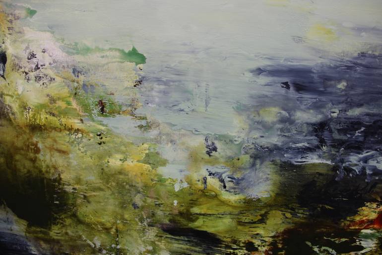 Original Abstract Expressionism Abstract Painting by Gábor SzűCs