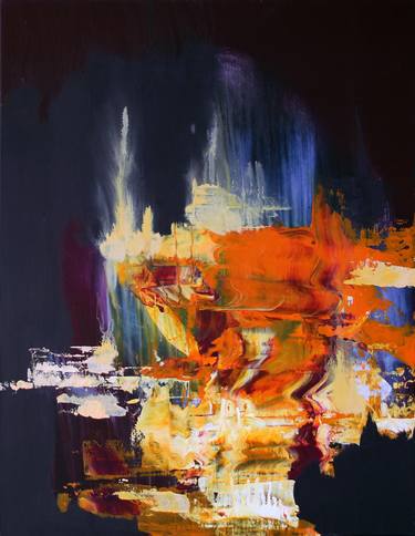Original Expressionism Abstract Paintings by Gábor Szűcs