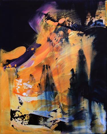 Original Abstract Expressionism Abstract Paintings by Gábor Szűcs