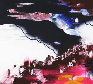 Original Abstract Expressionism Abstract Paintings by Gábor Szűcs