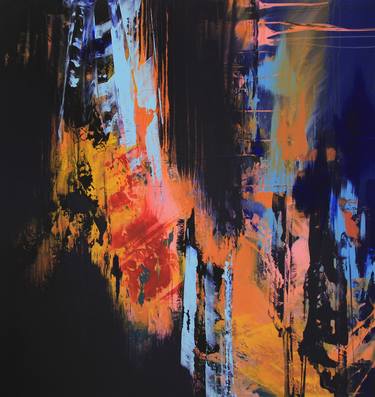 Original Abstract Expressionism Abstract Paintings by Gábor Szűcs
