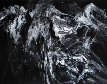 Original Abstract Expressionism Abstract Paintings by Gábor Szűcs