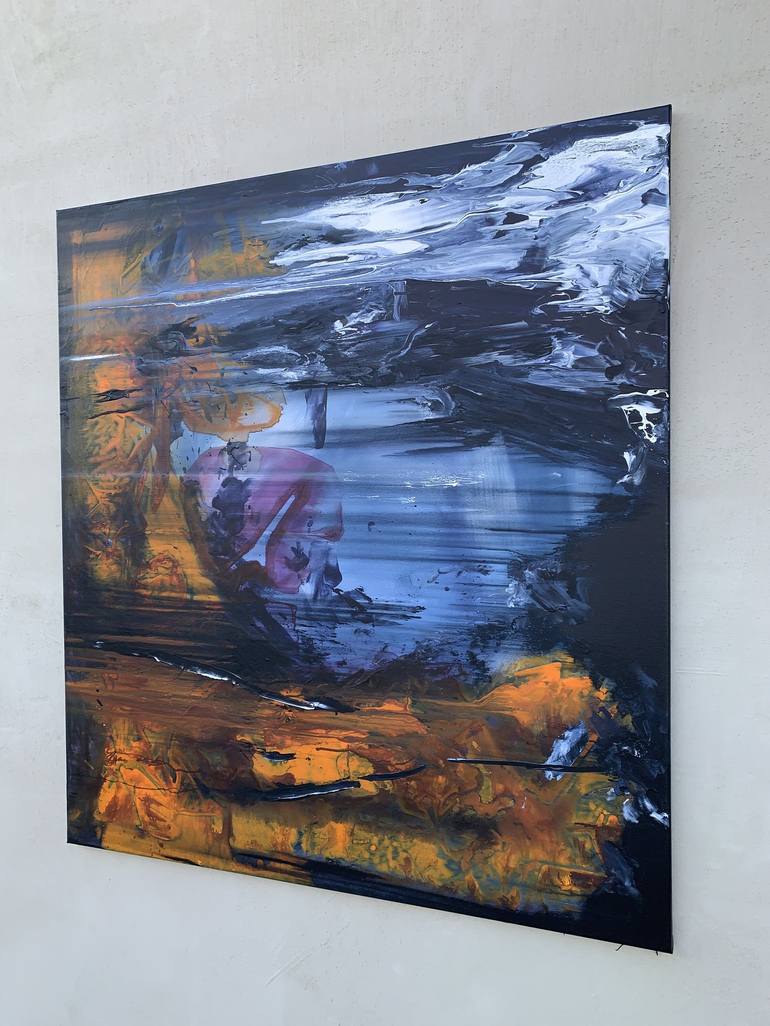 Original Abstract Painting by Gábor Szűcs