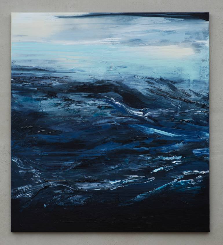 Original Abstract Expressionism Abstract Painting by Gábor SzűCs