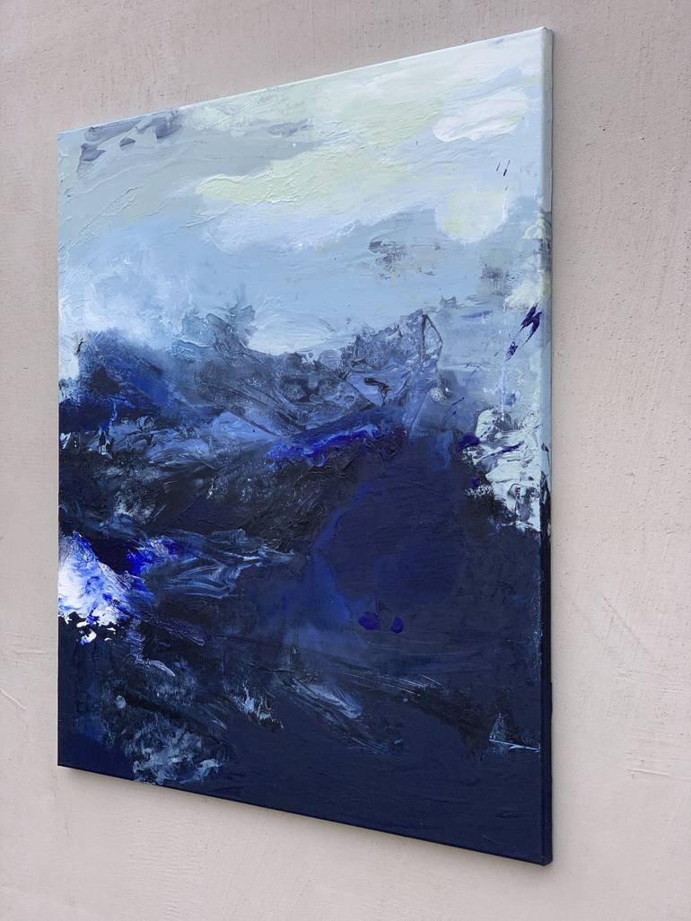 Original Abstract Expressionism Abstract Painting by Gábor SzűCs