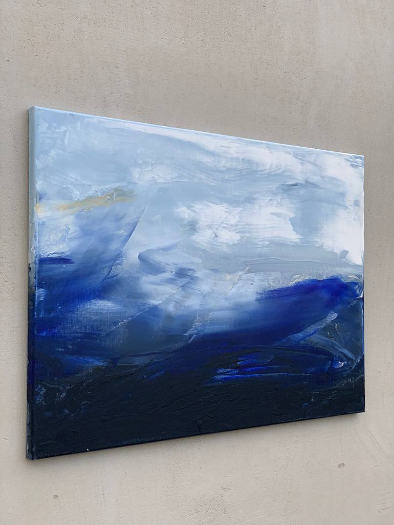 Original Abstract Expressionism Abstract Painting by Gábor SzűCs