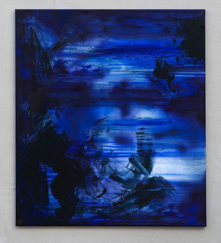 Original Abstract Expressionism Abstract Painting by Gábor SzűCs
