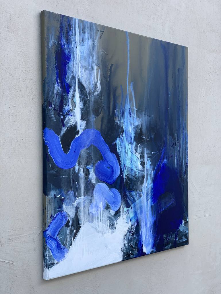 Original Abstract Expressionism Abstract Painting by Gábor SzűCs