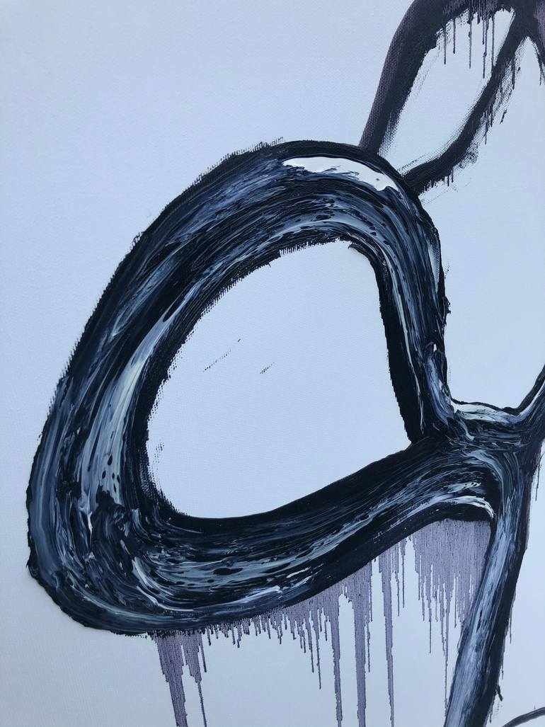 Original Abstract Expressionism Abstract Painting by Gábor SzűCs